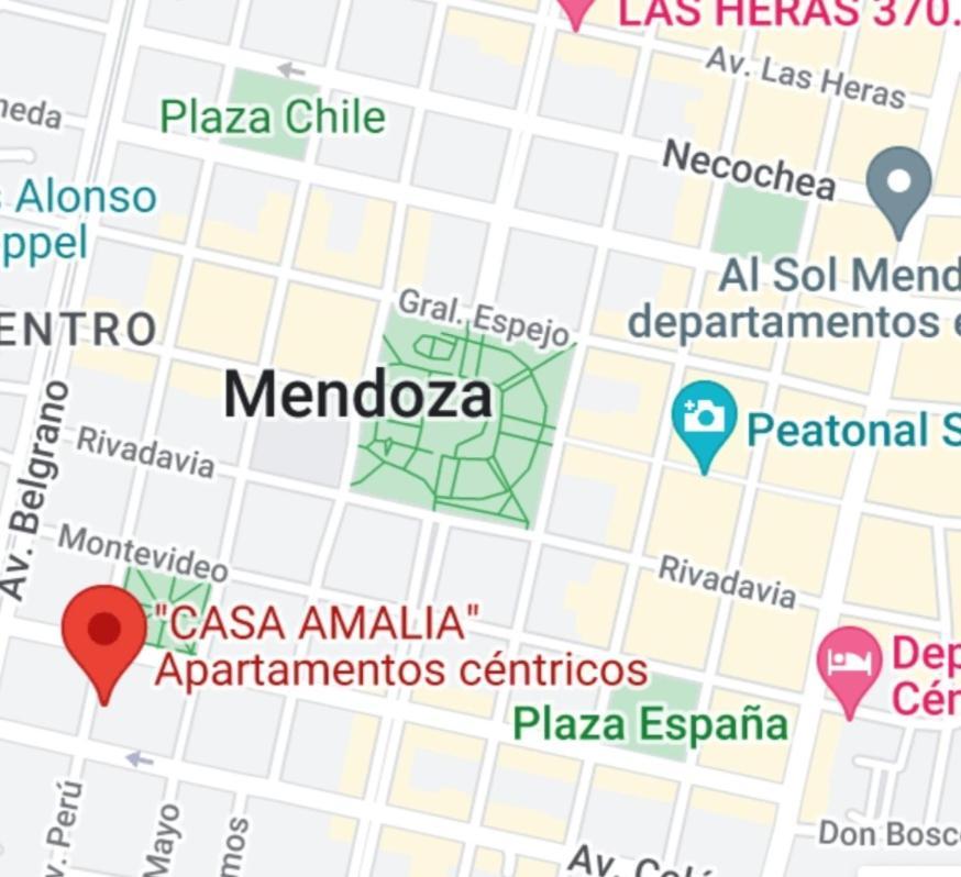 "Casa Amalia Apartamentos" Plaza Italia Y Av Aristides A 50Mts, Lugar Con Jardin Mendoza Exterior photo